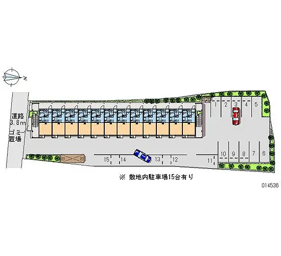 ★手数料０円★町田市鶴間 月極駐車場